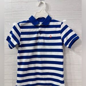 👕 Boy’s Stripe Jersey Polo Shirt